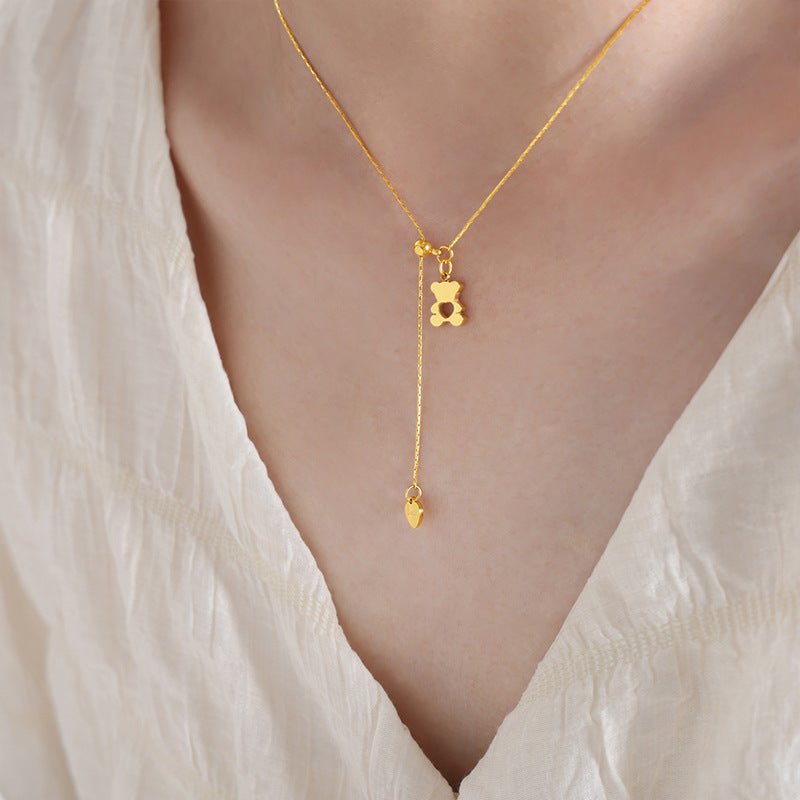 Bear Necklace for Girls