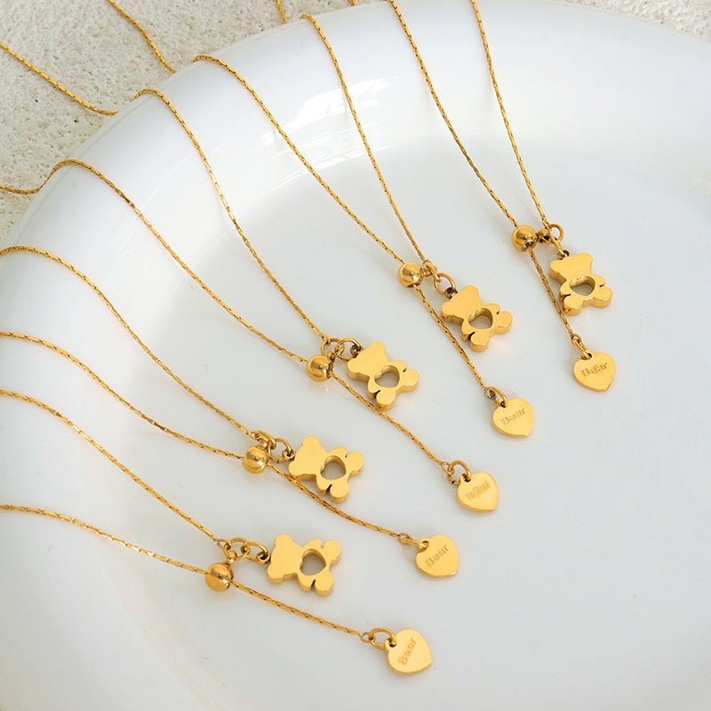 Bear Necklace for Girls
