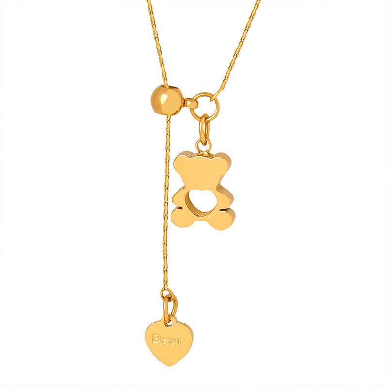 Bear Necklace for Girls