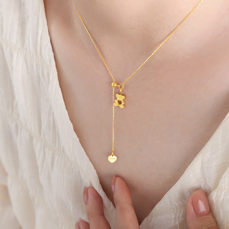 Bear Necklace for Girls