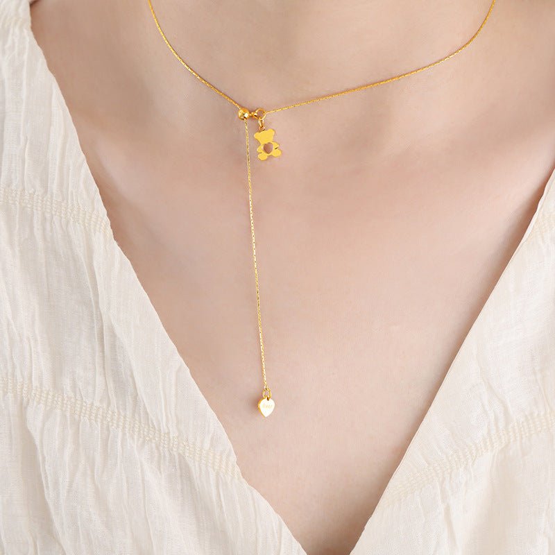 Bear Necklace for Girls