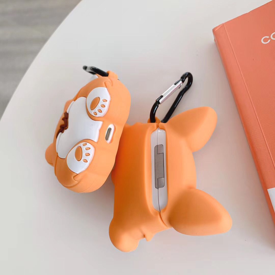 Cartoon Corgi Dog Airpods Case