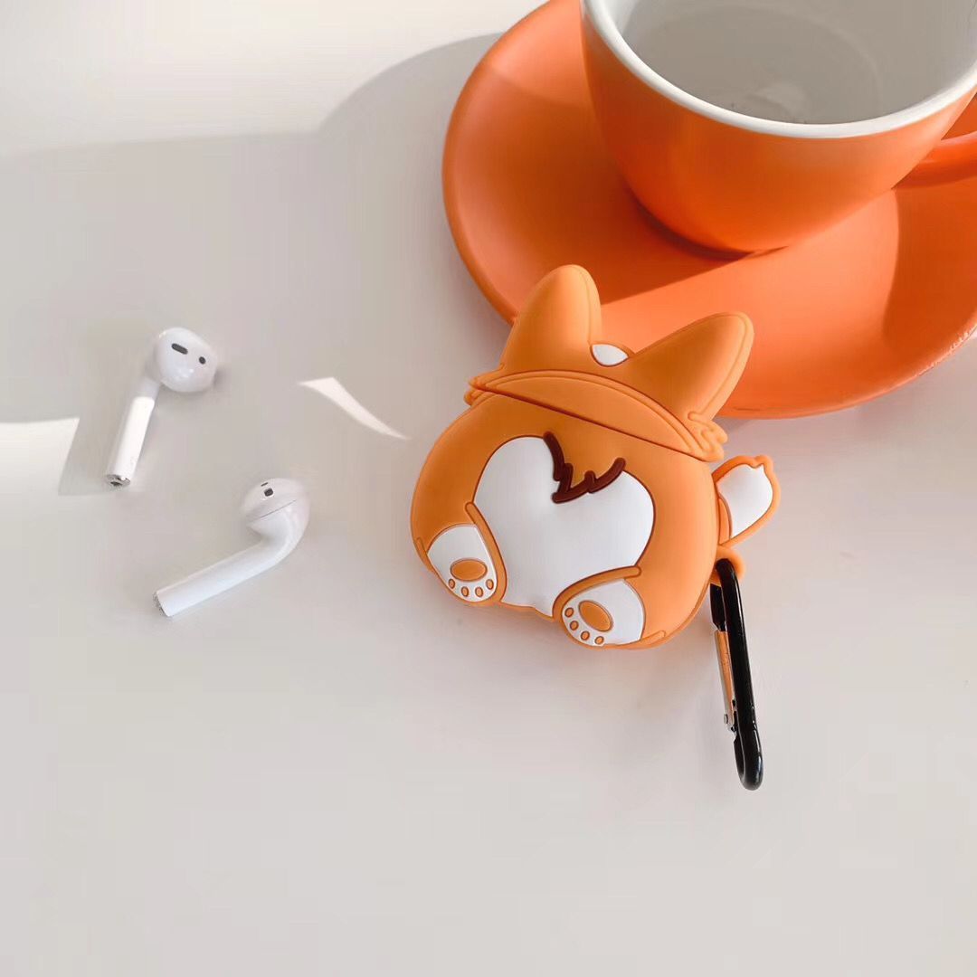 Cartoon Corgi Dog Airpods Case