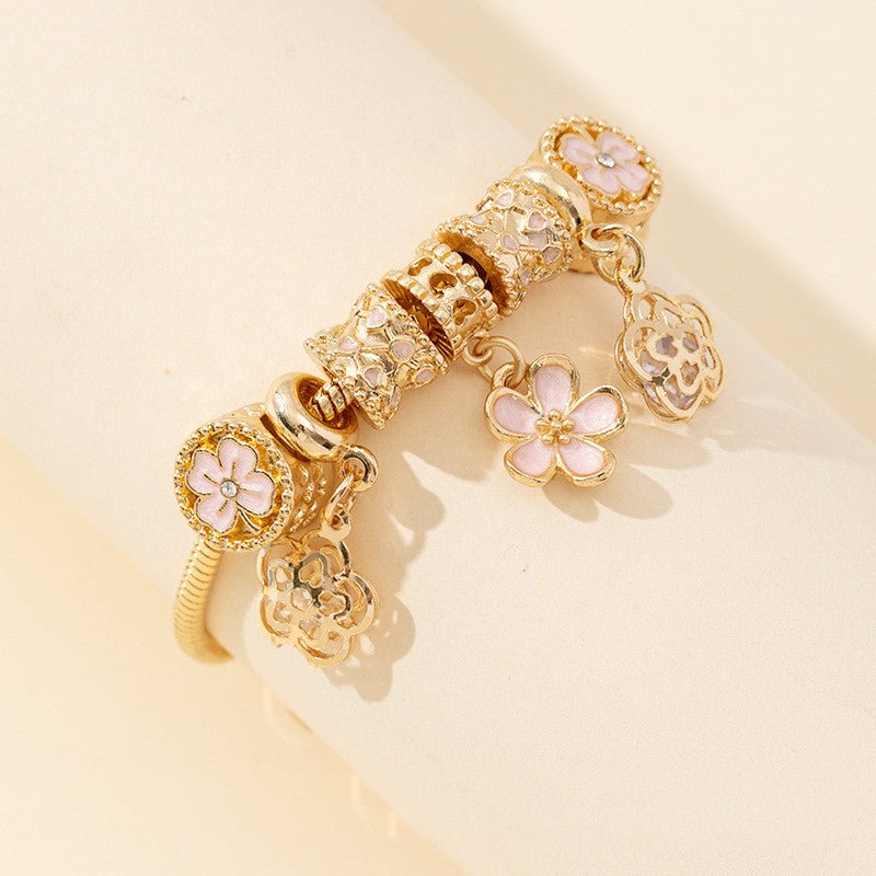 Gold Floral Bracelet