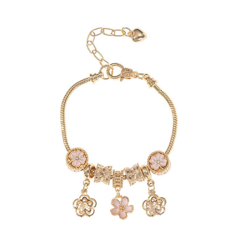 Gold Floral Bracelet