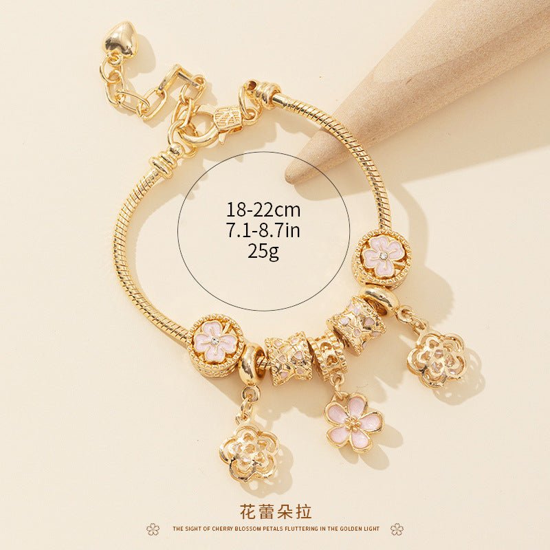 Gold Floral Bracelet