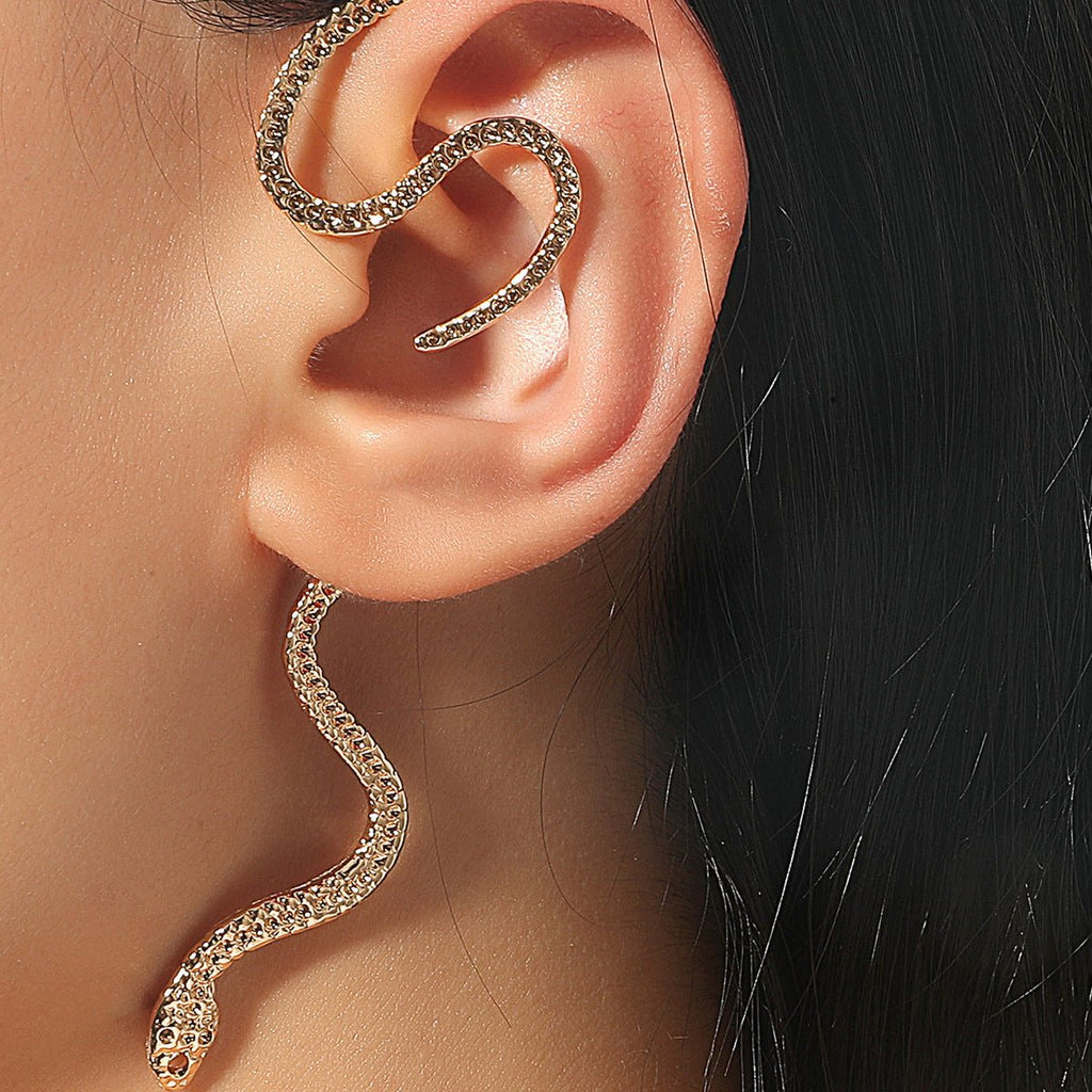 Snake Clip Earrings Jewellery Gift