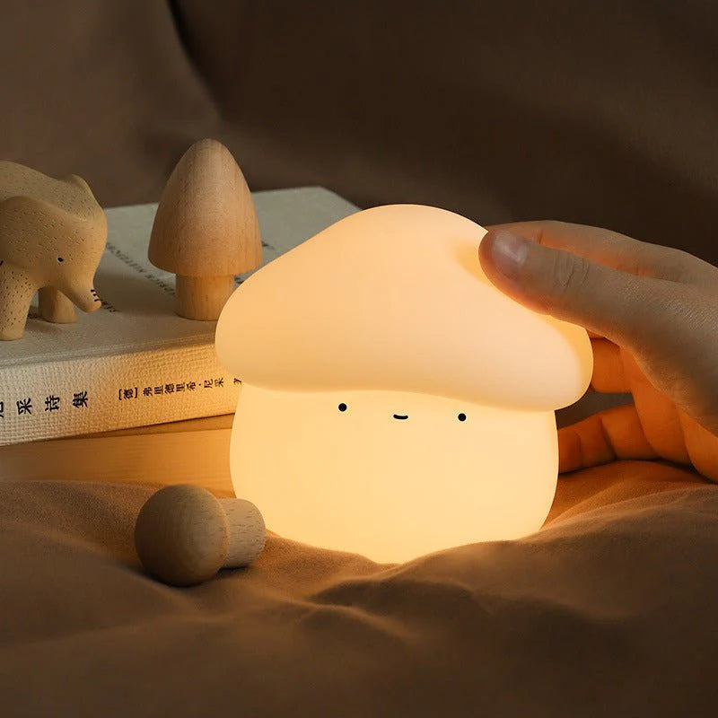 Mushroom Night Light Lamp Kids